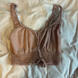 Coral, summer tank top, perfect for the beach, barely worn.